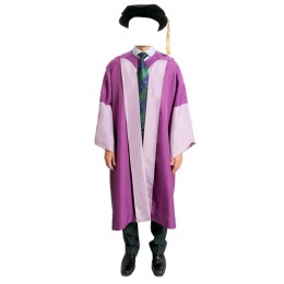 訂造香港大學外科碩士(MS)畢業袍 黑色天鵝絨帽子 畢業袍製衣廠DA247 訂造香港大學外科碩士(MS)畢業袍 黑色天鵝絨帽子 畢業袍製衣廠DA247